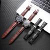 12/14/16/18/20/22/24mm Genuine Leather Watchbands Men Women Watch Band Strap Steel Pin Buckle High Quality Wrist Belt Bracelet