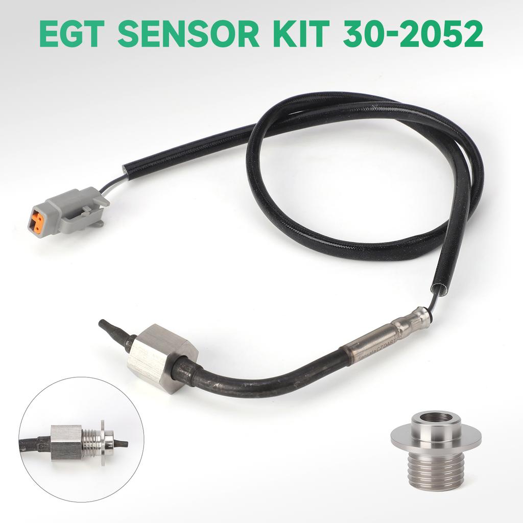 Car Digital Exhaust Gas Temperature EGT gauge 30-0305-ACC 52MM 1800F/1000C thermometer exhaust temp gauge Car Meter With Sensor