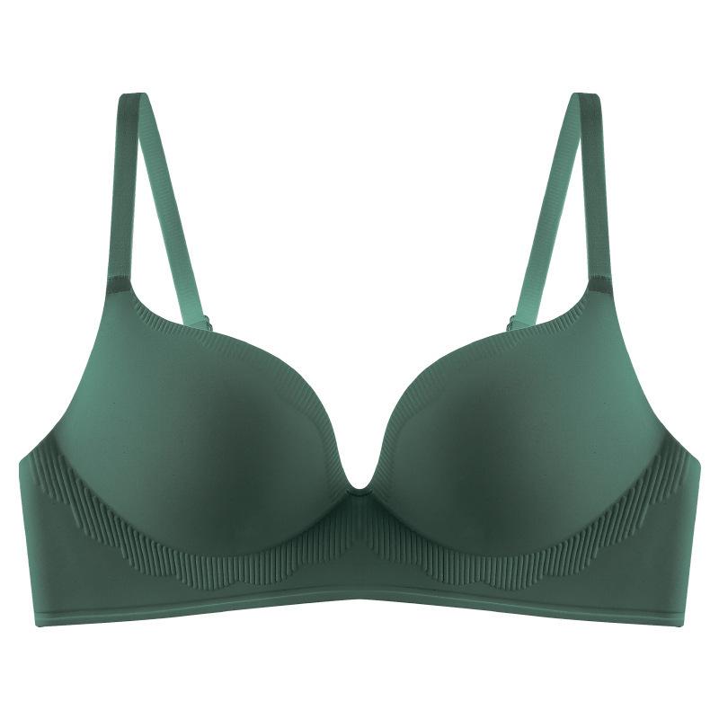 New one-piece underwear, special non-marking bra without steel ring for small breasts and large breasts, summer breathable adjustment type