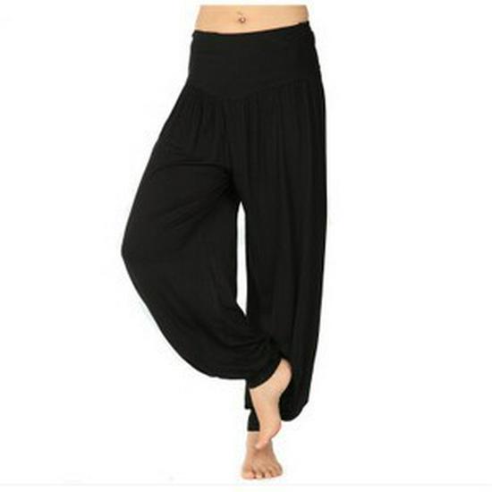 Modal Harem Yoga Pants: Unisex Tai Chi Dance & Fitness Sportswear, Plus Size Available