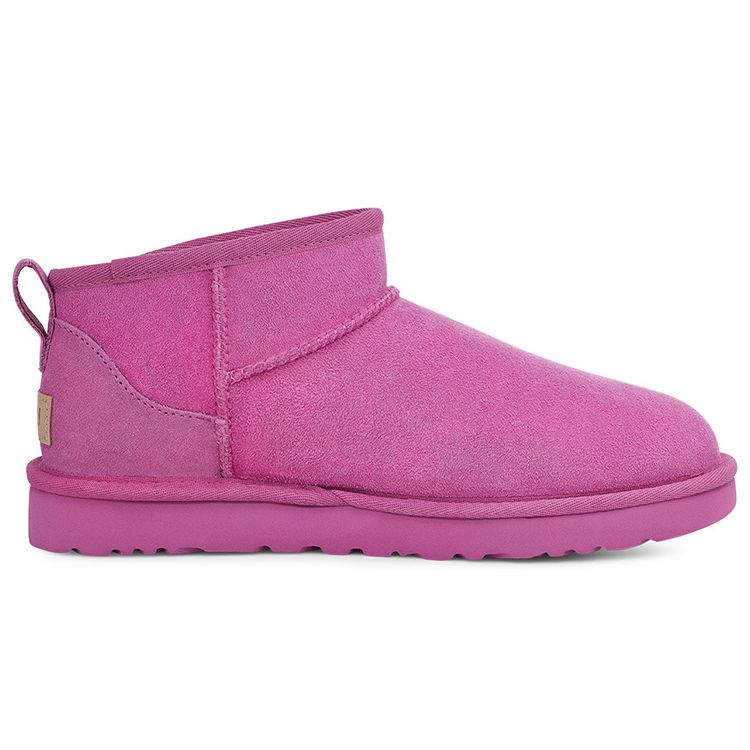 UGG Botas de Nieve Cortas Cómodas Simples Botas de Mujer Rosa Morado 1116109-PRBY