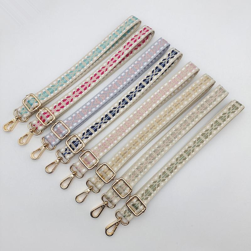 New Bag Nylon Knit Shoulder Strap Adjustable Length Metal Hook Backpack with Versatile Bag Parts Accessories Is A Trendy Idea