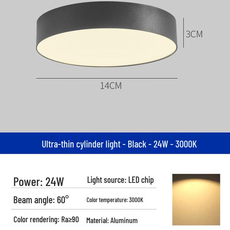Ultra-thin Surface-Mounted LED Downlight