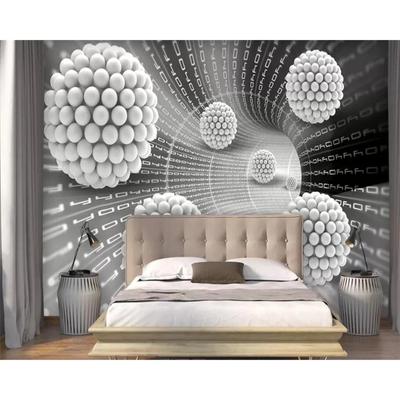 3d Dimensional Sphere Expansion Space Wallpaper Modern Minimalist Wall Mural Living Room Bedroom 3d Wallpaper