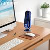 Portable USB Desk Fan Dual Motor 5-Speed LED Large Battery 360° Cooling Quiet for Office Home Travel Camping RV