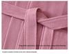Unisex Quick-Dry Cotton Waffle Bathrobe - All-Season, Absorbent, Perfect for Steam Room & Spa