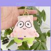 Entzückende Cartoon Plüsch Spongebob und Patrick Star Schlüsselanhänger Puppe für Kinder und Erwachsene