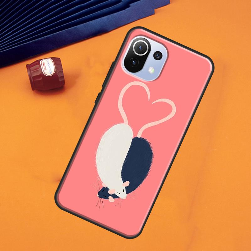 Mouse Rat Case For POCO F5 X3 X5 Pro F3 F4 X4 GT M5s C40 Cover For Xiaomi 13 11T 12T Pro 12 Lite 12X