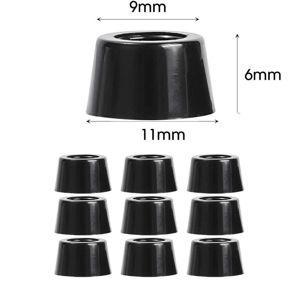 

Black Rubber Machine Feet Shock Pad Floor Protectors Table Chair Leg Cover Non-Slip Furniture Cups Gasket Shock Protection 8PCS- (1 bag)