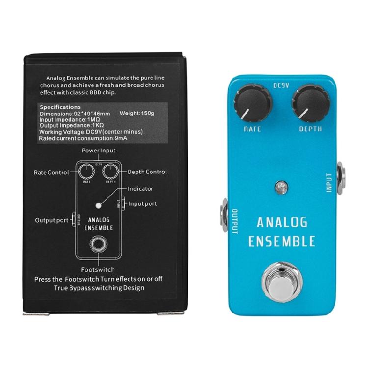 Guitar Overdrive Pedal with Vintage Tone Reproduction Guitar Effects Suitable for Various Music Styles and Settings