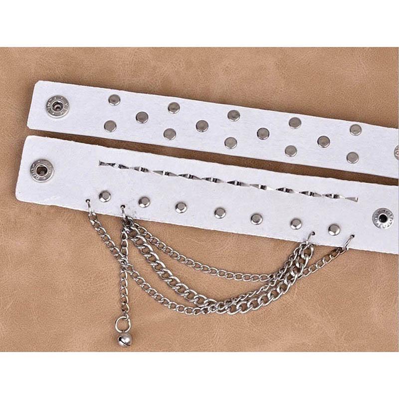 Gothic Punk Steampunk PU Lederarmband Armreif mit Kreuzanhänger Gothic Punk Steampunk PU Lederarmband Armreif mit Kreuzanhänger