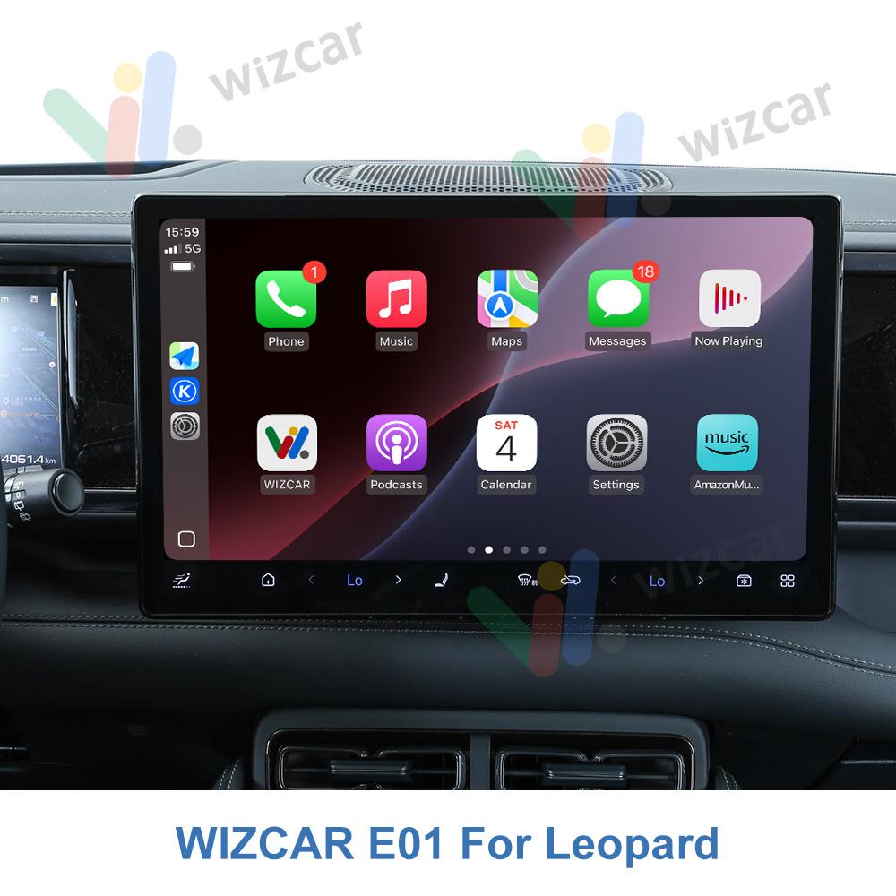 BYD Leopard 3 5 7 8 FangChengBao WIZCAR E01 Google Map Spotify Music Multilingual Apple CarPlay Android Auto for Chinese Version