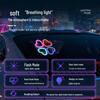 Solar-Powered LED Heart Window Light for Car Interior