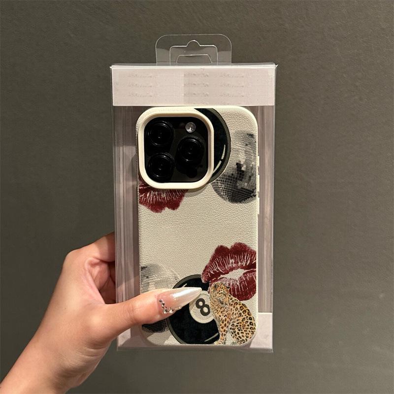 2026 K8422 Leopard Print Pool Pattern Phone Case