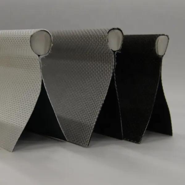 Potrubí kolejnice markýzy 6mm dvojitá klapka Šedé PVC jádro Keder Kemp/stan/markýzy/stany