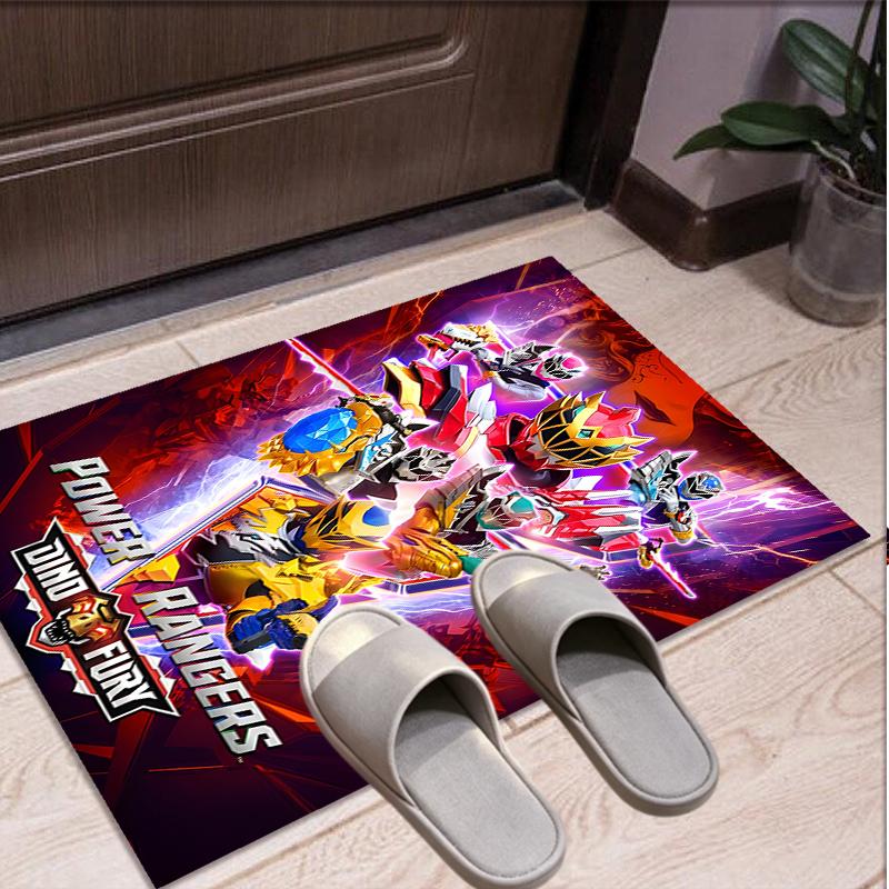 Mighty Morphin Power Rangers Pattern Rug, Indoor/Outdoor Mat, for Picnic, Gameroom, Bedroom, Office, Living Room, Home Decor Carpet, Birthday Gift
