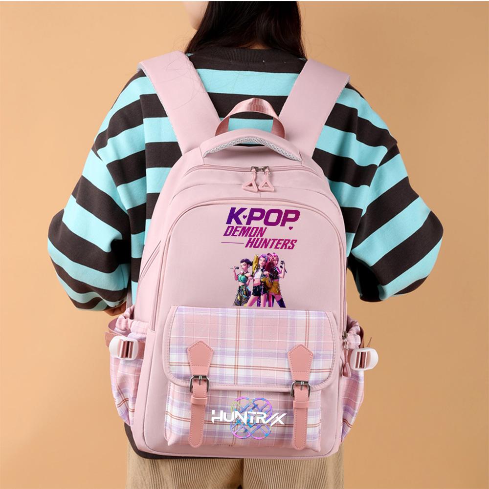 Neuer Anime Cartoon K-Pop Bedruckter Rucksack mit großer Kapazität für Teenager Schüler Mädchen Junge Schultasche Buchtasche Damen Wasserdichte Reisetasche Mochila Kindergeschenk