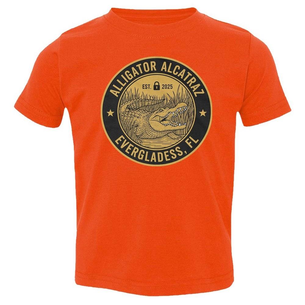 Alligator Everglades Florida Alcatraz Prison Meme Toddler T-Shirt Unisex T-Shirt S
