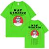 Singer Mac Demarco Law & Order Double Sided Print T-shirt Men Women Fashion Vintage Oversized Tshirt Men's Casual Cotton T Shirt