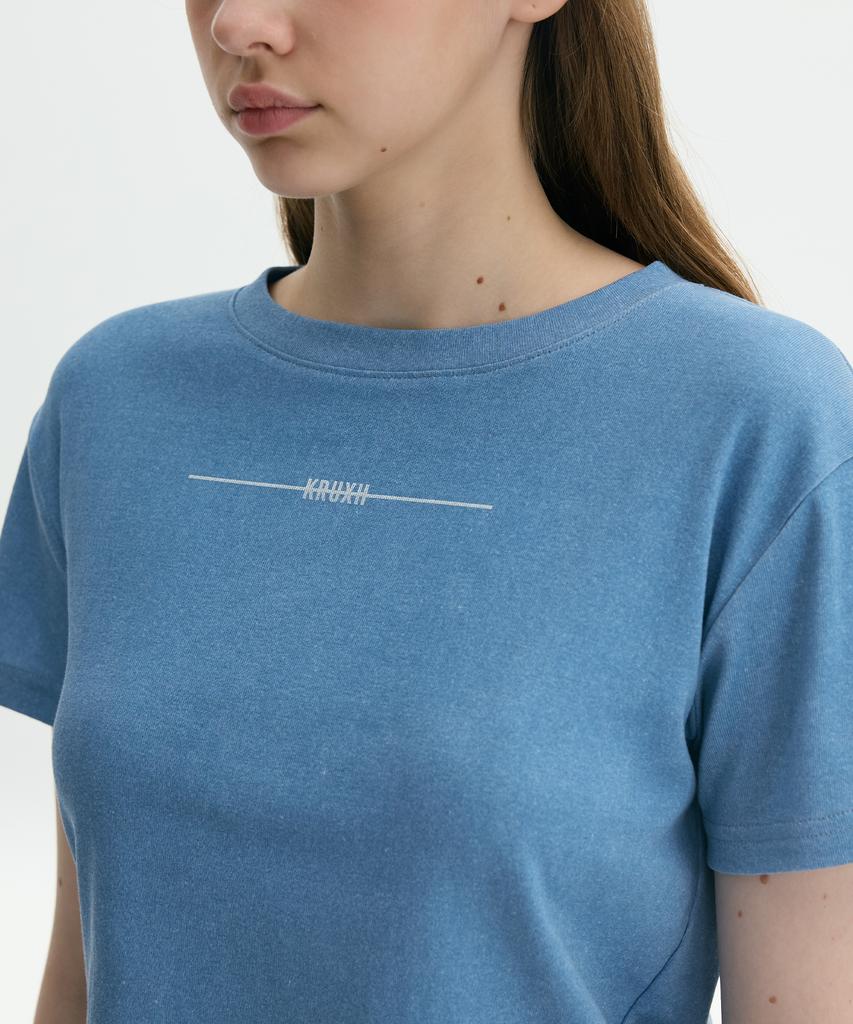 Keuleogsi Pigment Nice Crop Top Dust Blue