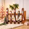 Handmade Christmas Tree Charms 10/20/30Pcs Nutcracker Wooden Ornaments, Pink Watercolor Hanging Decor with Cute Ornament Set for Kids Ballerina, Horse