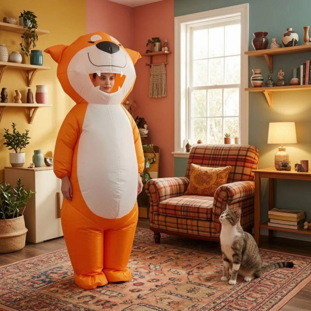 Full Body Jumpsuit Halloween Cosplay Costume Cartoon Inflatable Animal Clothing Outdoor Event