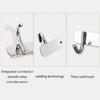 2pcs 32cm Stainless Steel Wall Hook for Hanging Clothes and Towels Space Saving Coat Hanger Home Organization Supplies