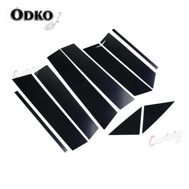 10PCS Window Trim Cover BC Column Sticker Fit For Mazda CX-5 CX5 2013-2015 Polished Pillar Posts Chromium Styling