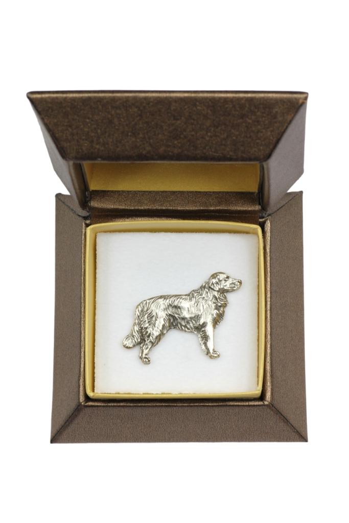 Golden Retriever - Broche de cachorro em caixa de presente, broche elegante, broche de lapela para jaqueta da marca Art-Dog