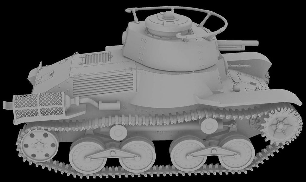 IBG 1/72 Scale Japanese Army Type 4 Kenu Light Tank with 57mm Gun, Plastic Model Kit PB72091