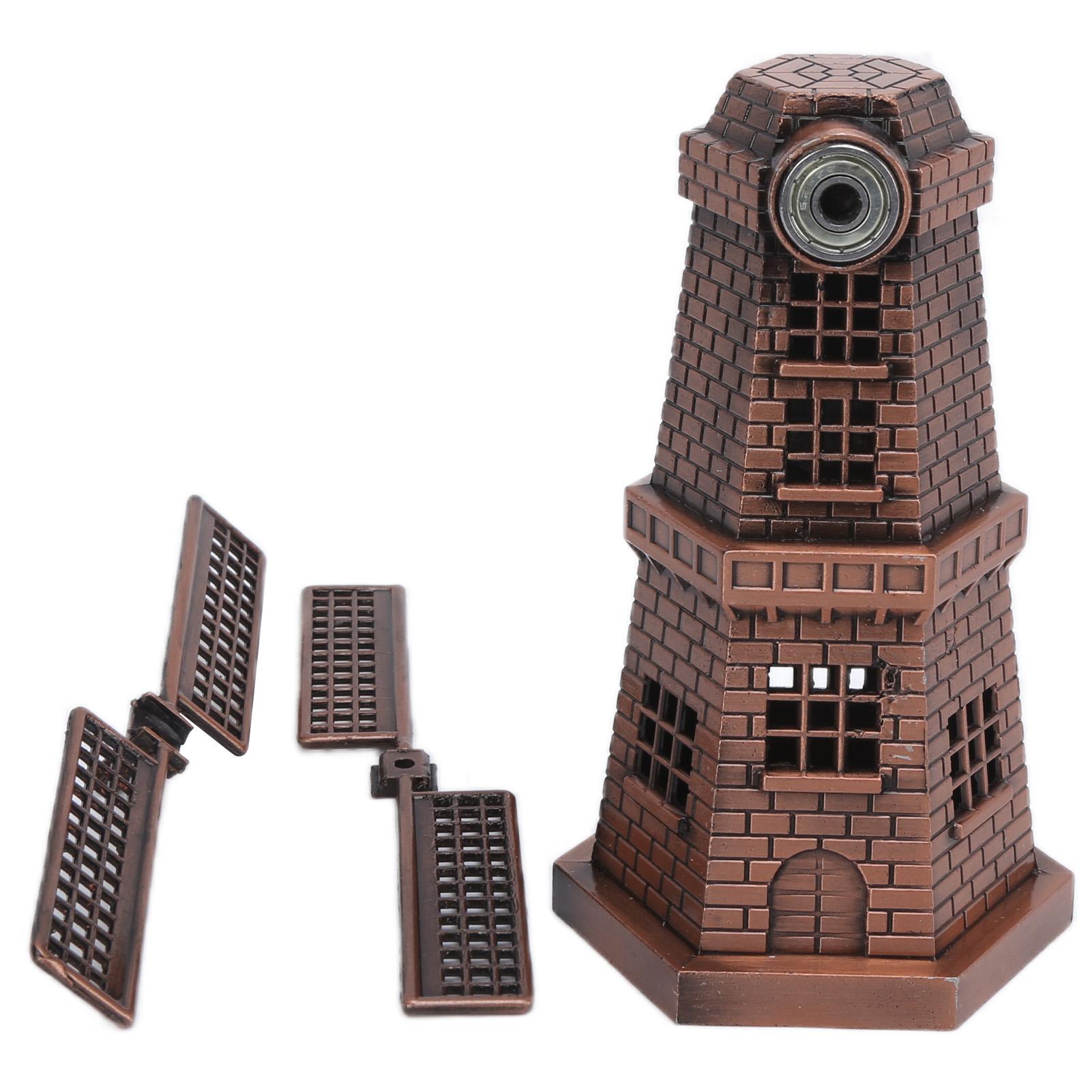 

Windmill Decor Retro Style Red Bronze Mini Handicraft Ornaments For Bar Restaurant коричневый