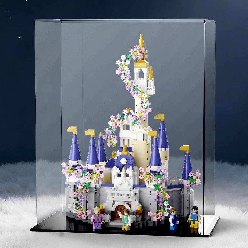 Handmade Lego-Compatible Magic Castle Building Set - Girls' Birthday Gift