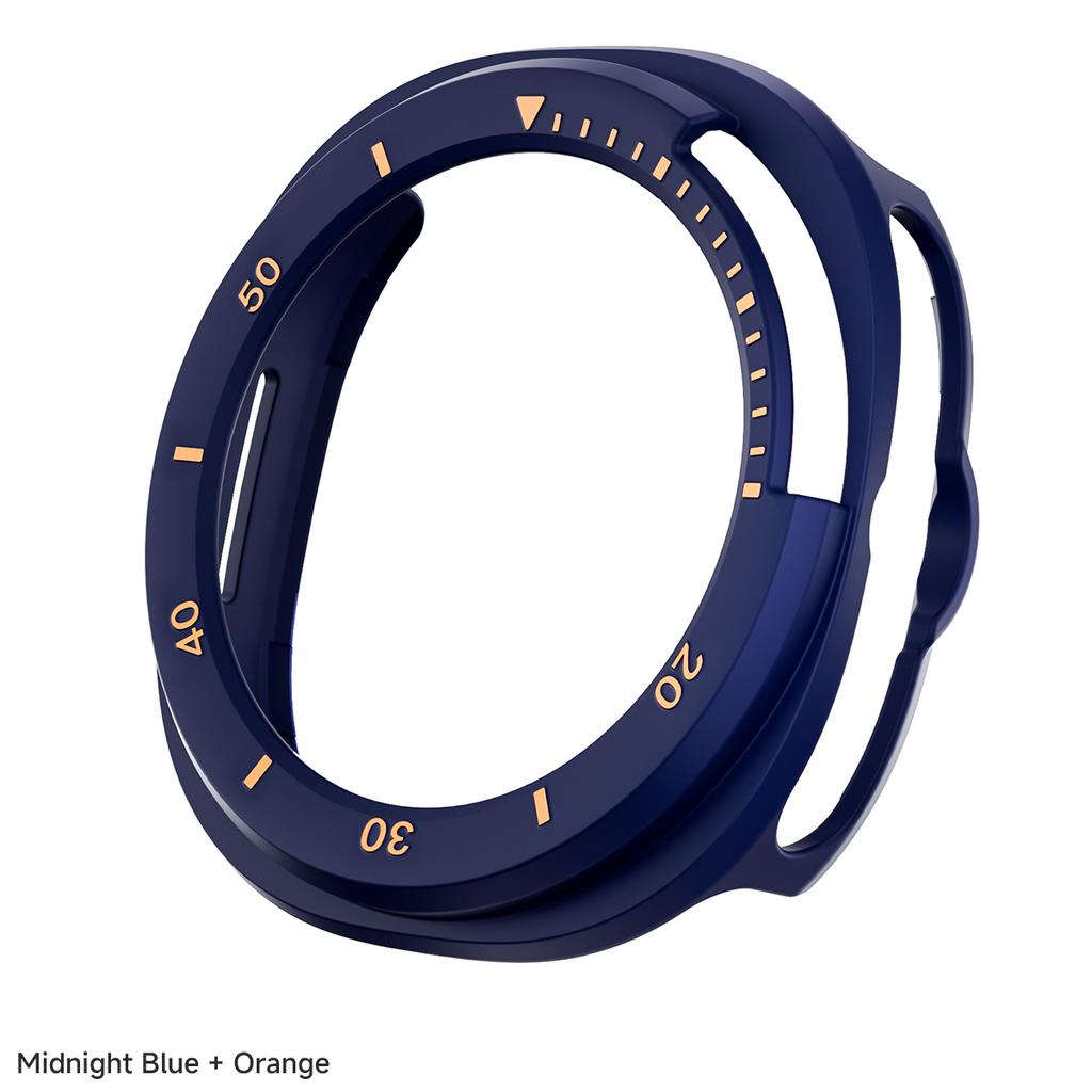 Full-Coverage Bumper Case for Samsung Galaxy Watch 8 Classic 46mm,[No Screen Protector]Slim Shockproof Cover for Samsung Watch 8