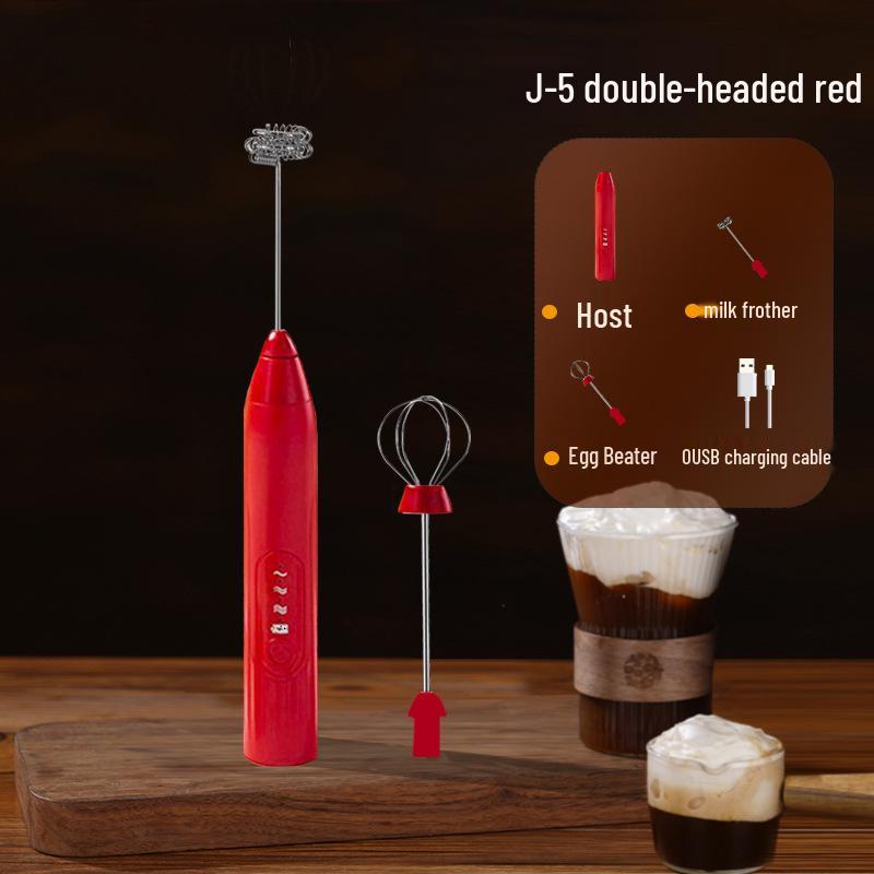 Portable Rechargeable Handheld Electric Milk Frother & Coffee Mixer