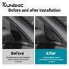 Carbon Fiber A-Pillar Cover Trim for Tesla Model 3 Highland 2024 2025 Interior Sticker Decal