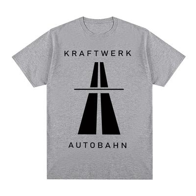 Kraftwerk Autobahn Müzik Vintage Tişört Elektronik Synth Yeni! Krautrock Pamuk Unisex Tişört Yeni Tişört Kadın Üstler