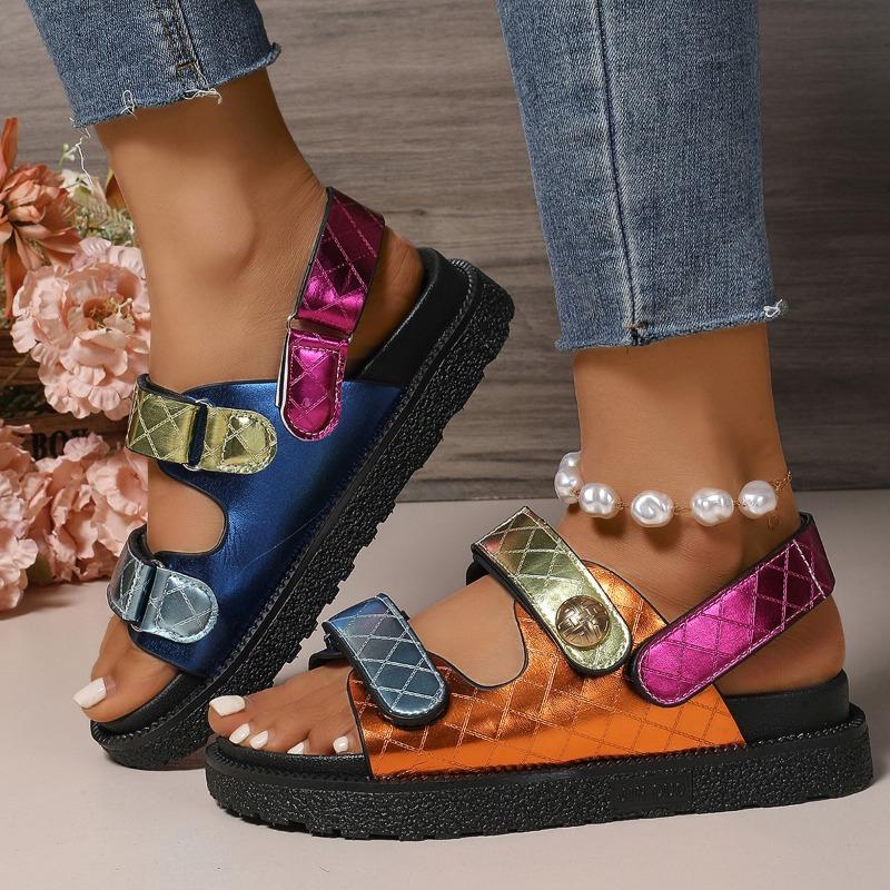 Women's Sandals Summer 2025 Fashion Platform Shoes Flat Sandals Designer Women Shoes Offers Comfortable and Elegant Ladies Shoes