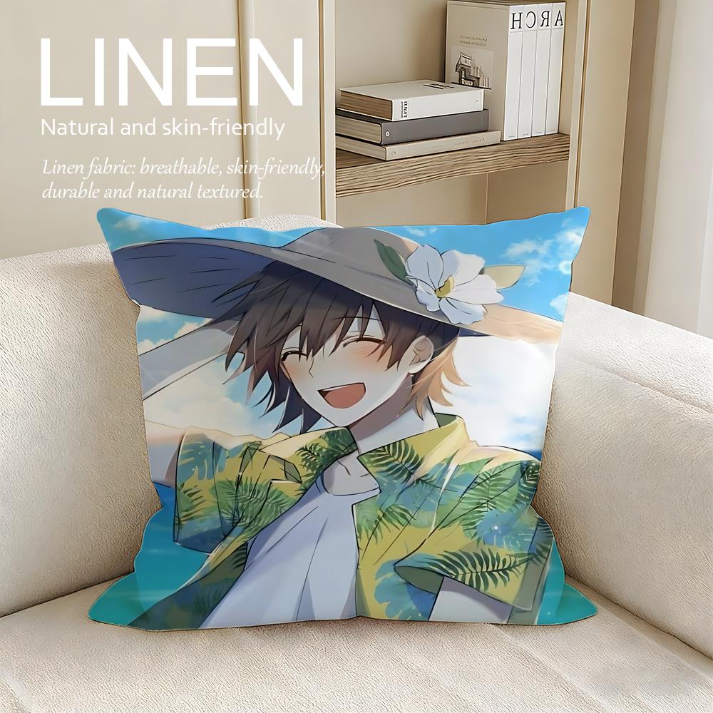 Anime Junjou Romantica Cushion Cover Pillowcase Set Pcs x x Breathable Washable Sofa Cushion Cover