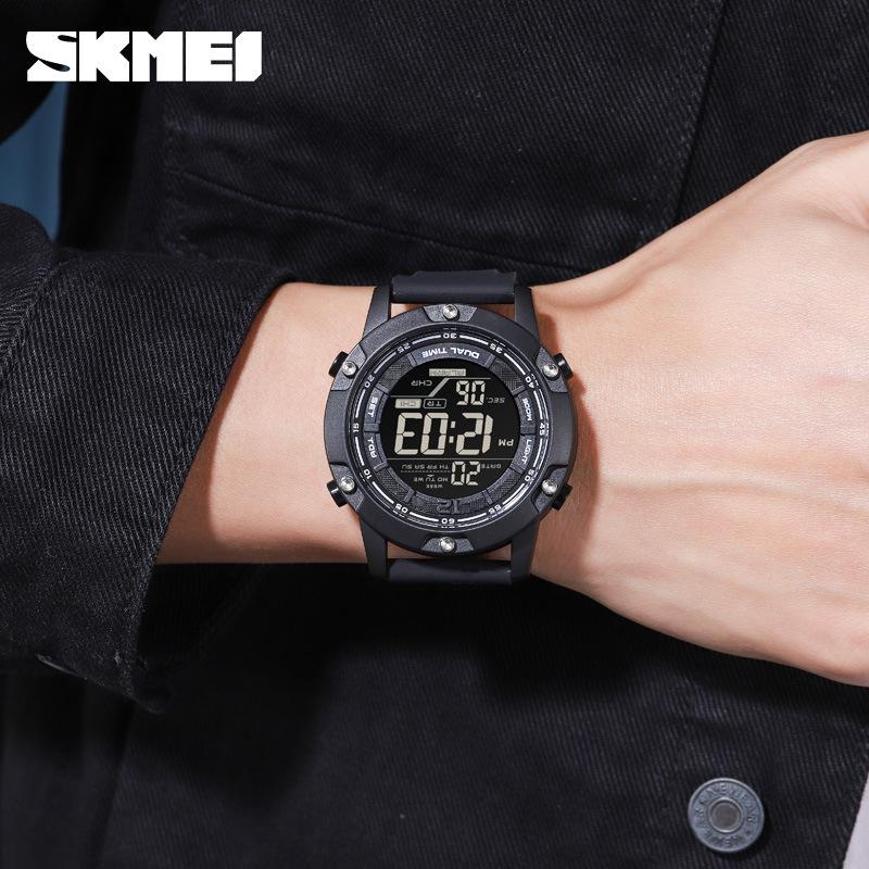 Moment Beauty Skmei Multifunctional 100m Waterproof Men's Watch, Fashion Countdown Student Sports Electronic Watch