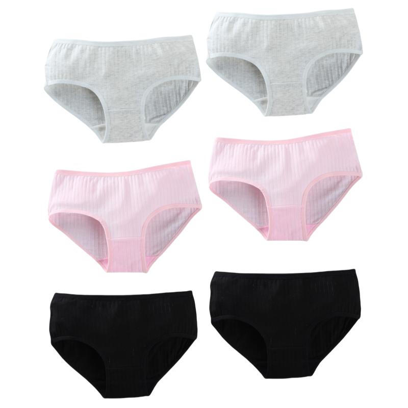 6PC Mädchen Slips Höschen Unterwäsche Baumwolle/Spandex Boxer Teenager Teenager Junge Kinder 10-16 Jahre