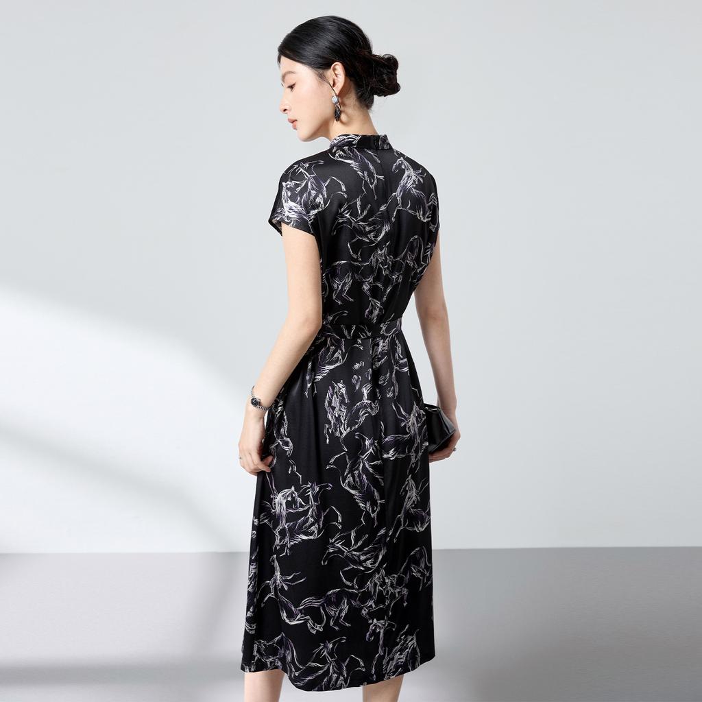 Lightweight and versatile casual dress made of mulberry silk