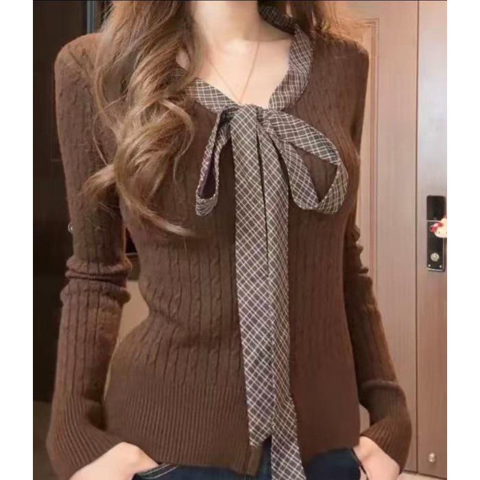 High-End Pink Knit Cardigan with Core-Spun Yarn Design for Autumn/Winter