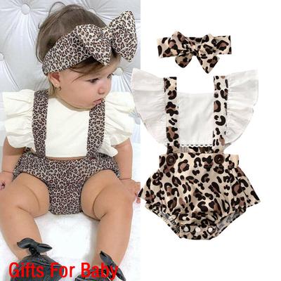 leopard print romper baby