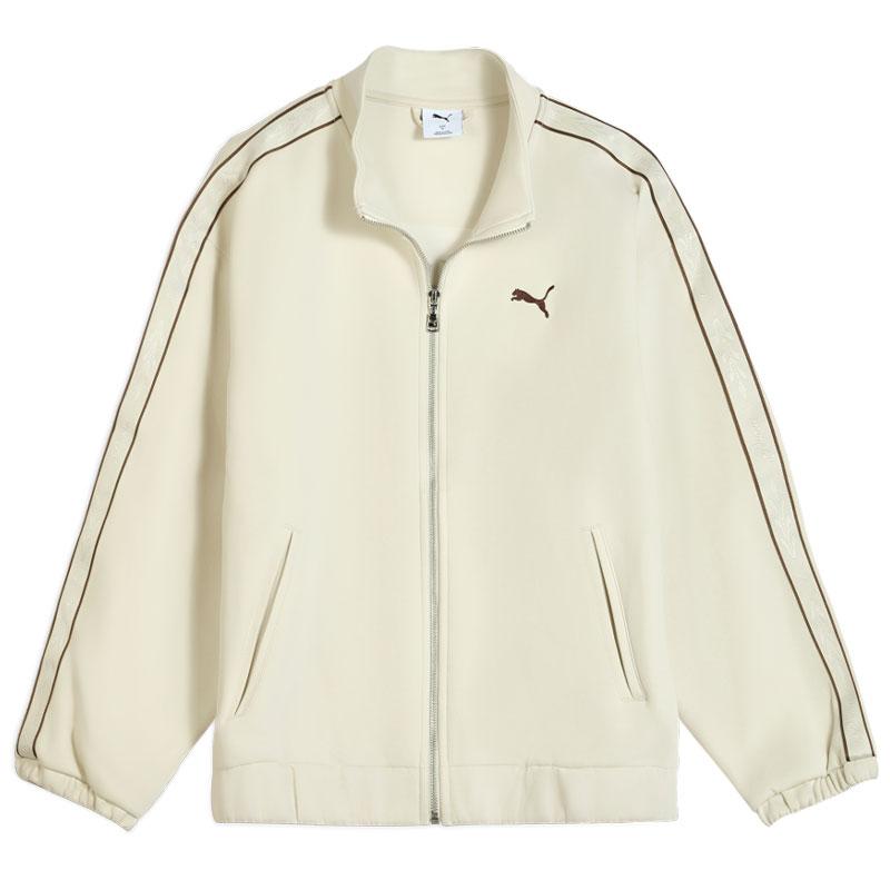 PUMA Unisex Retro Tape Track Jacket Ivory 635715-87 L