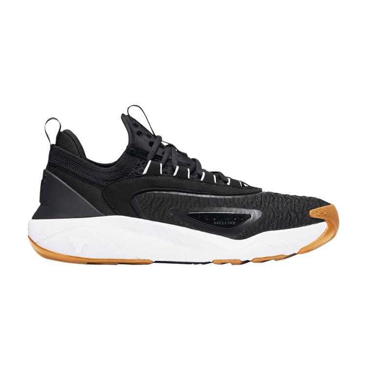 

Under Armour Project Rock 7 Black White Gum Men Sneakers Anthracite 3027600-001 41