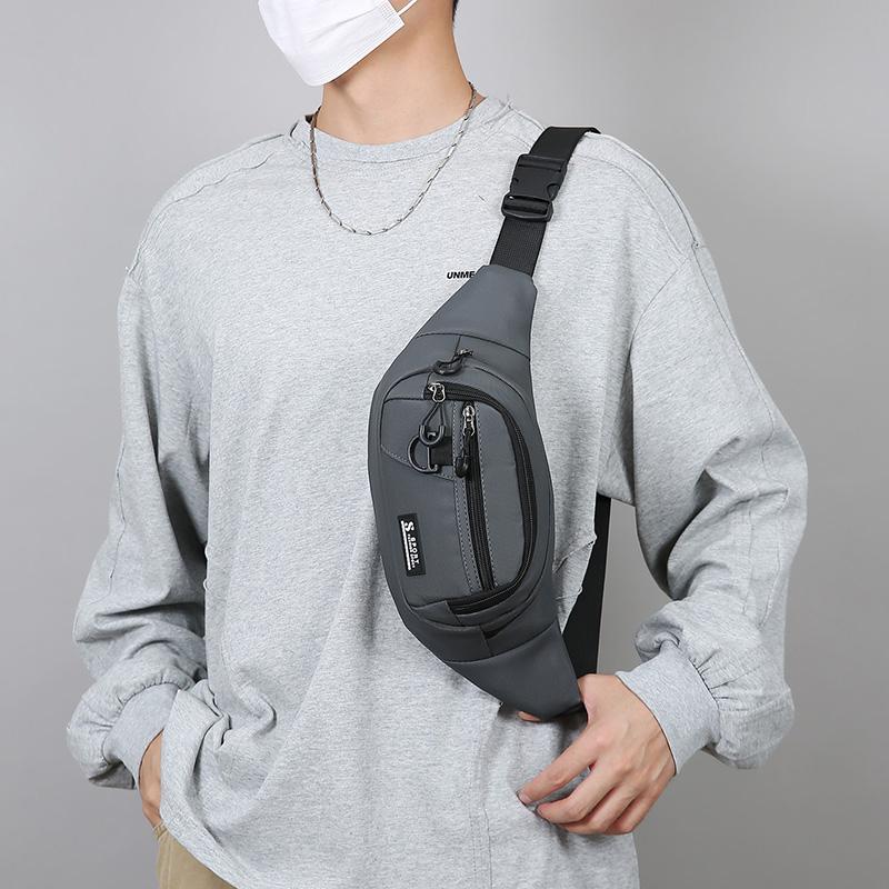 Ultra Light Outdoor Men's Waist Bag Running Chest Bag Large Capacity Crossbody Bag