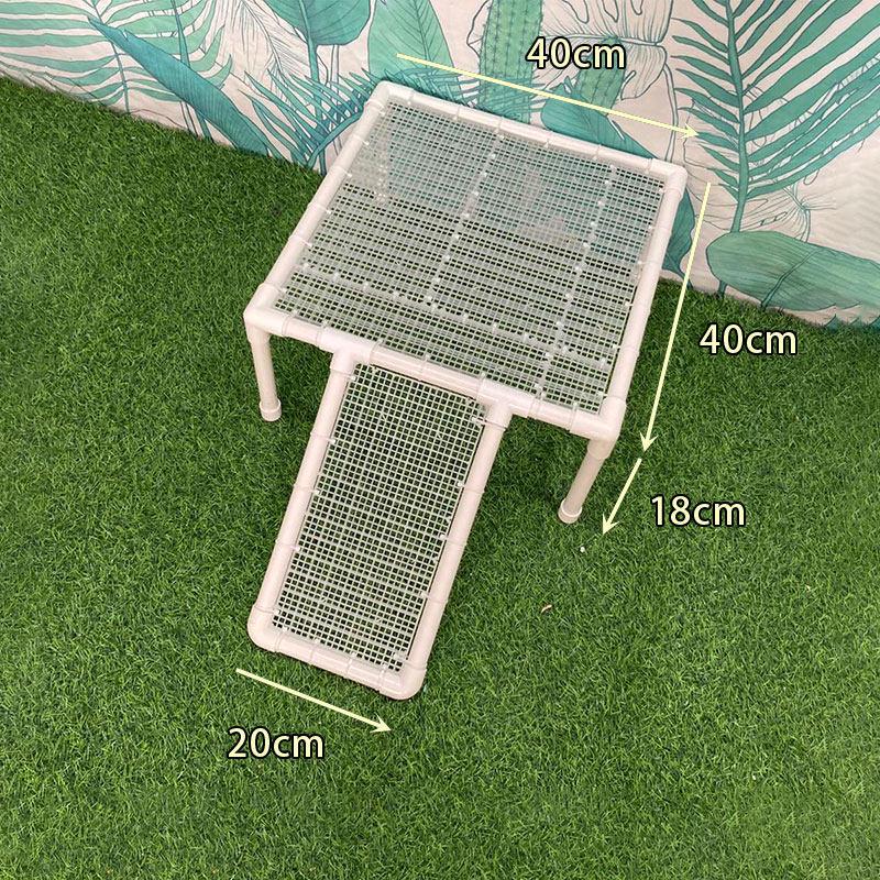 Turtle Sunbathing & Climbing Platform – Adjustable Handmade Floating Rest Area