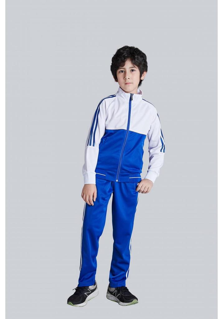Autumn Winter Sports Team Uniform: Long-Sleeved Jacket and Training Set for Children and Adults