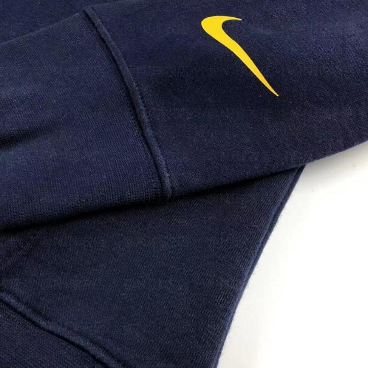 Nike Hoodie Curry Warriors Logo Letter Print Pullover Kids hoodies Navy-Blue DJ5511-419