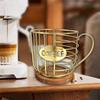 Coffee Pod Holder Coffee Pod Basket Wire Coffee Pod Storage Wooden Base Organizer For Kitchen Family Countertop Pod